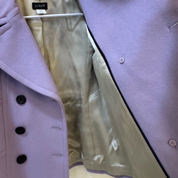 J. Crew Women's Light Purple Peacoat - Picture 11 of 12